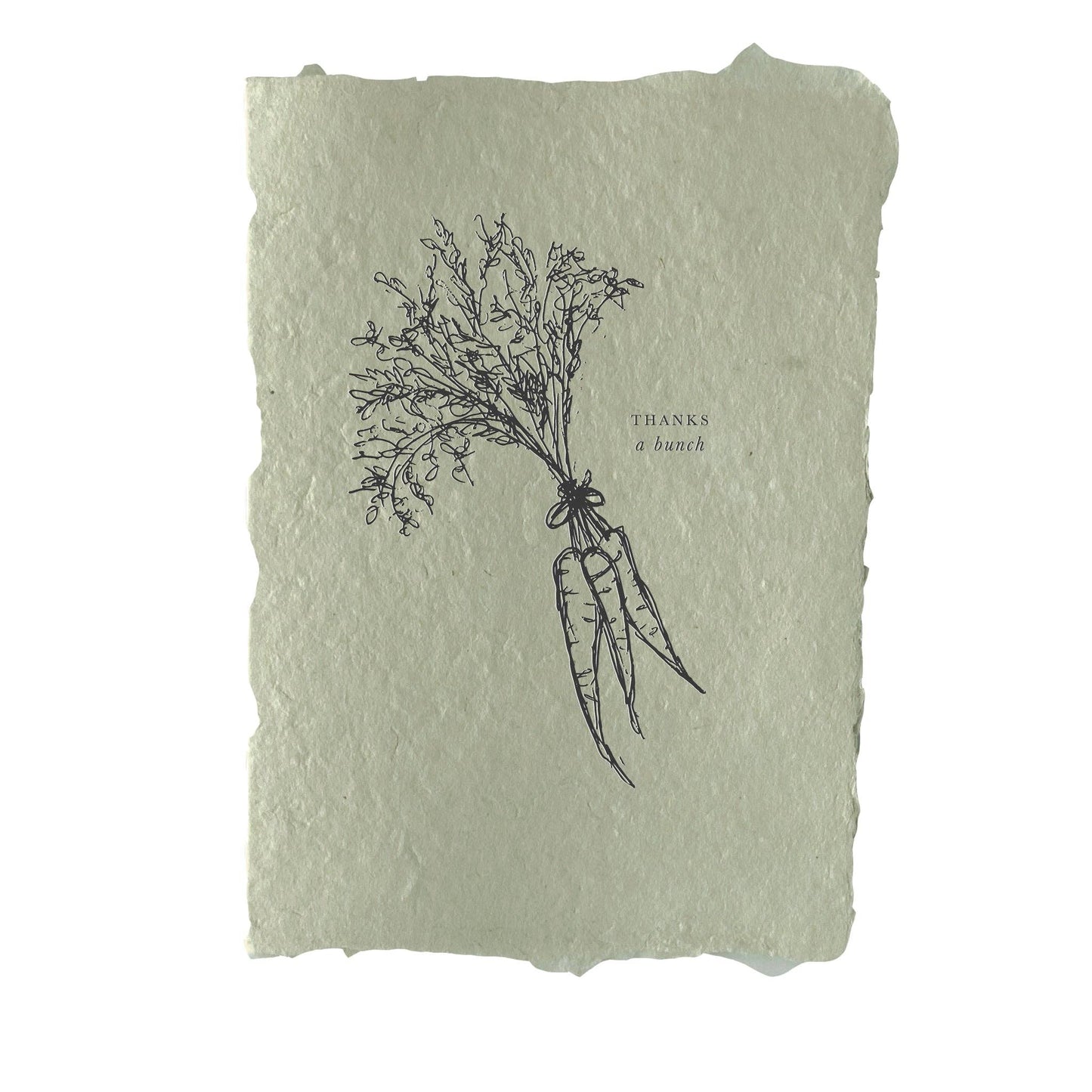 Thanks A Bunch Note Card