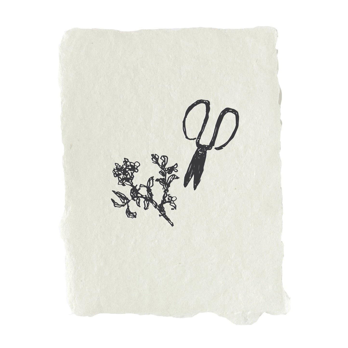 Garden Shears Note Card