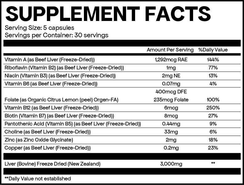Beef Liver (B9) | Fertility Support