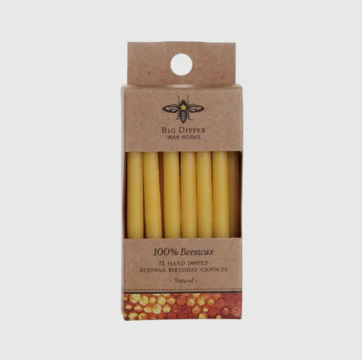 Beeswax Birthday Candles