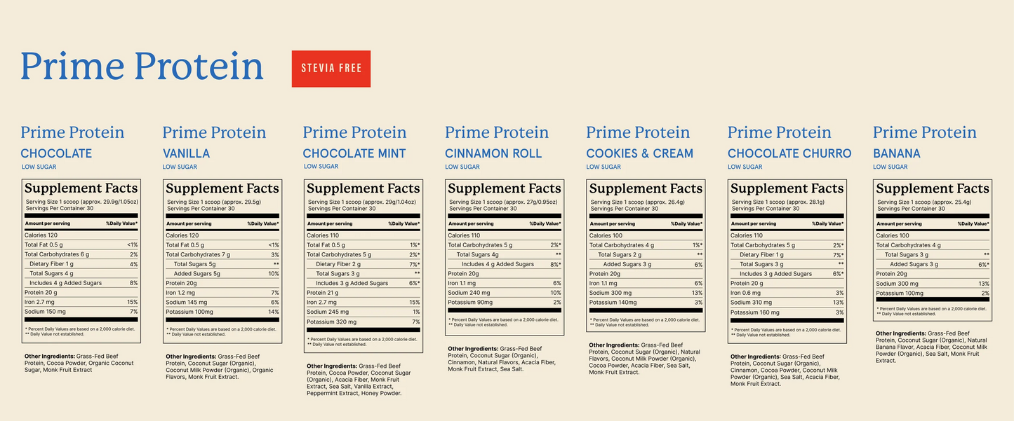 Prime Protein Powder | Multiple Flavors