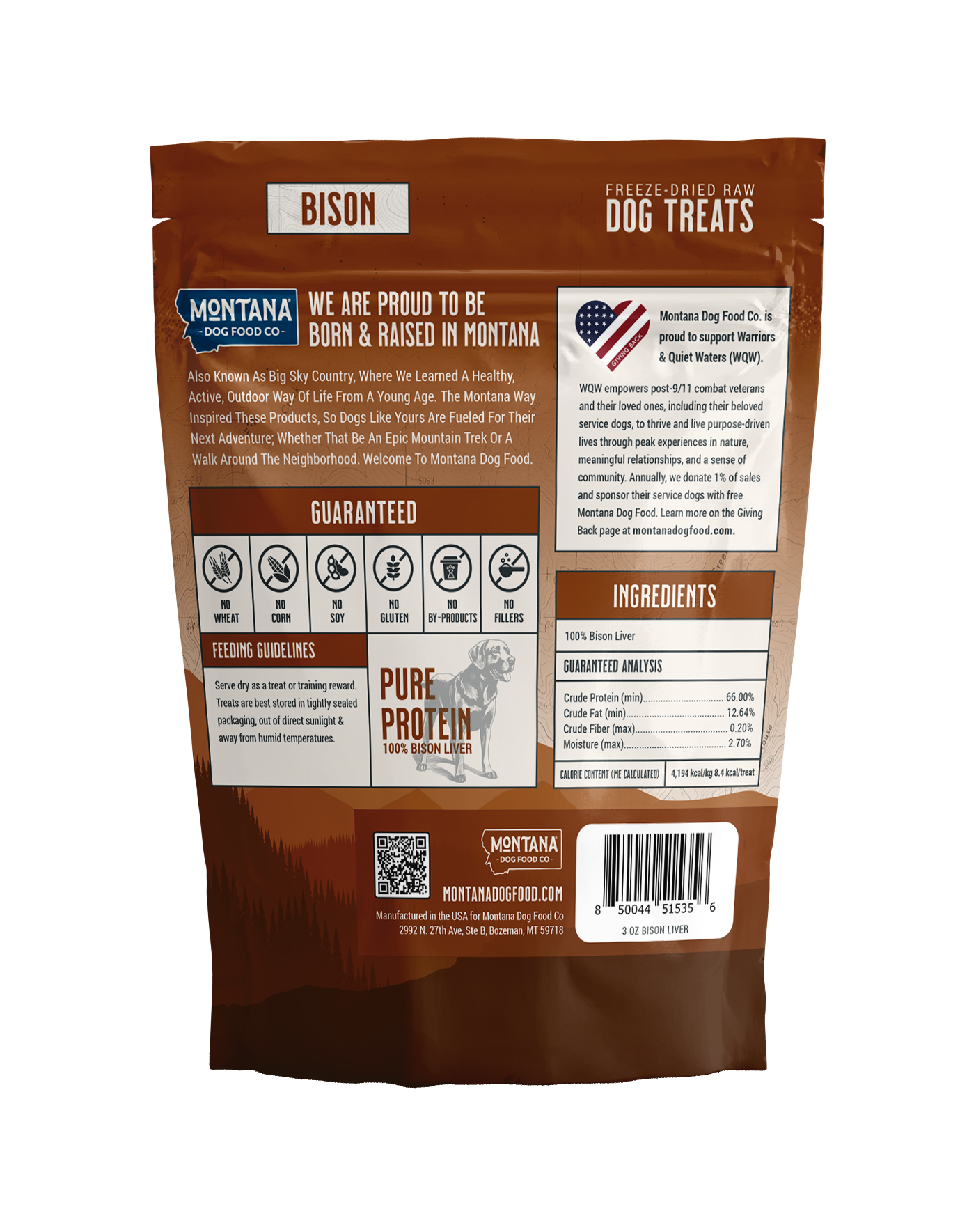 Bison Liver | Freeze-Dried Raw Dog Treats