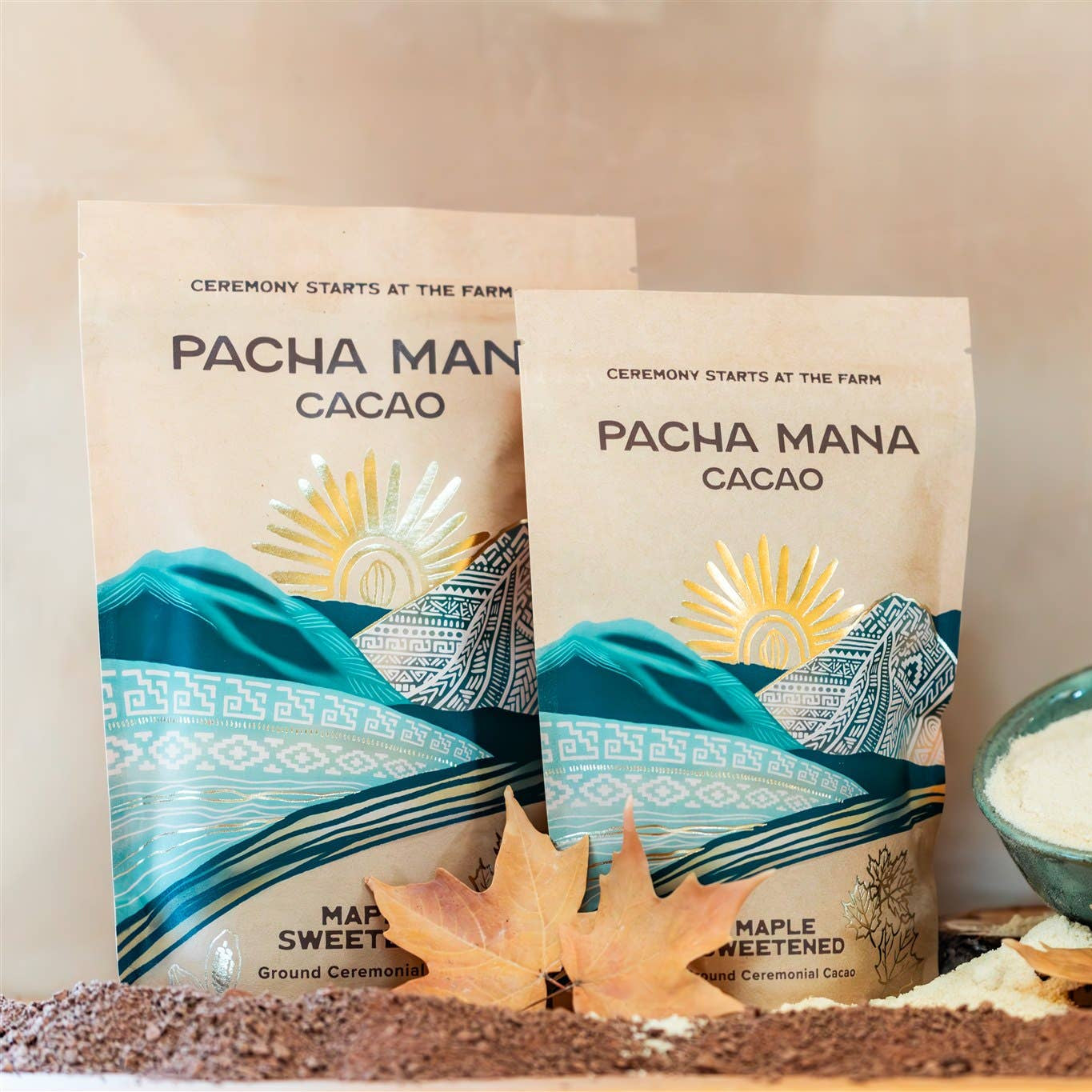 Maple Sweetened Ceremonial Cacao Blend | Ground Cacao Paste