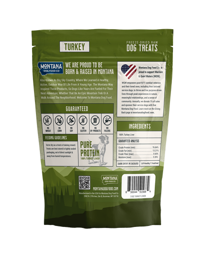 Turkey Liver | Freeze-dried Raw Dog Treats