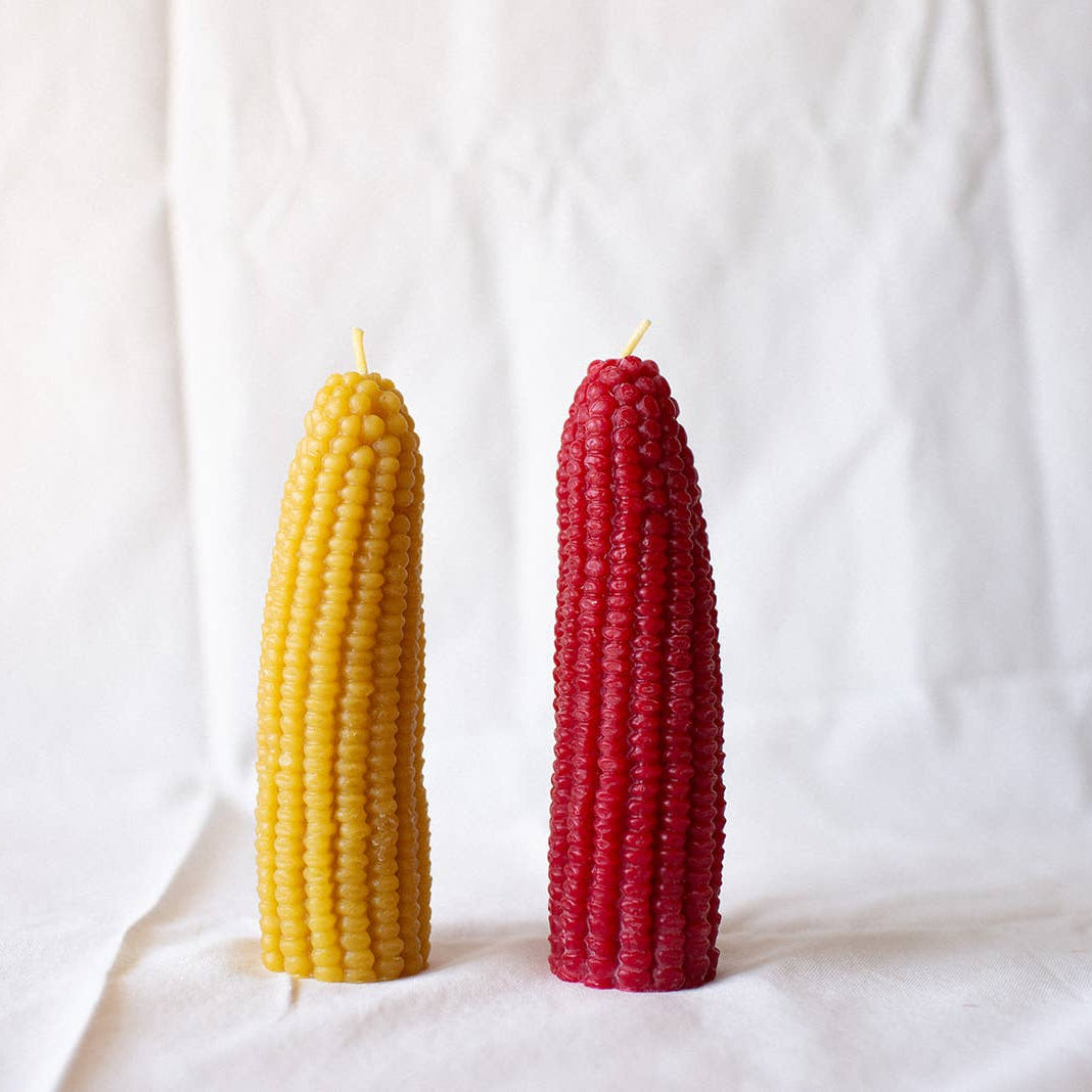 Corn Beeswax Candle