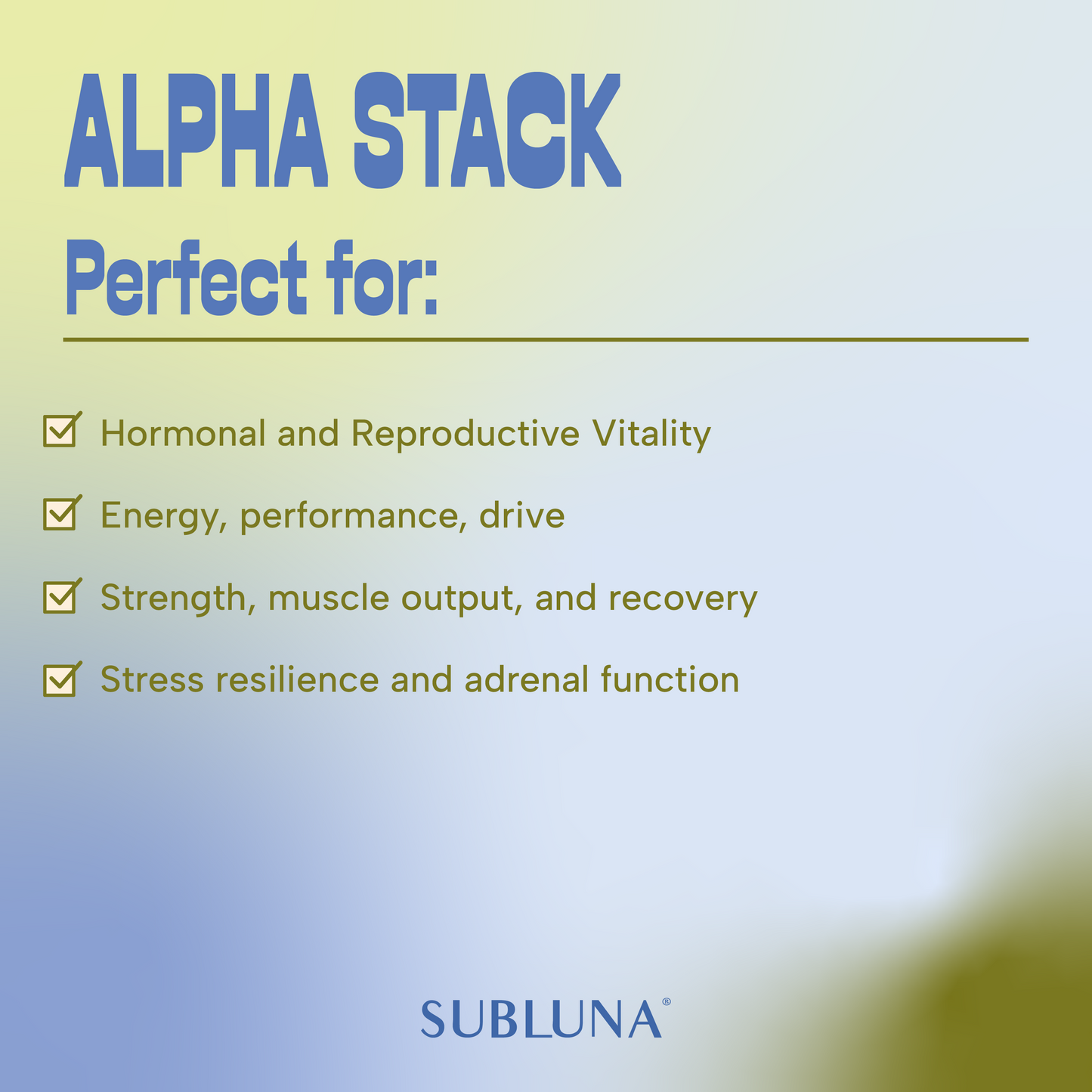 Alpha Stack | Male Performance Gummy