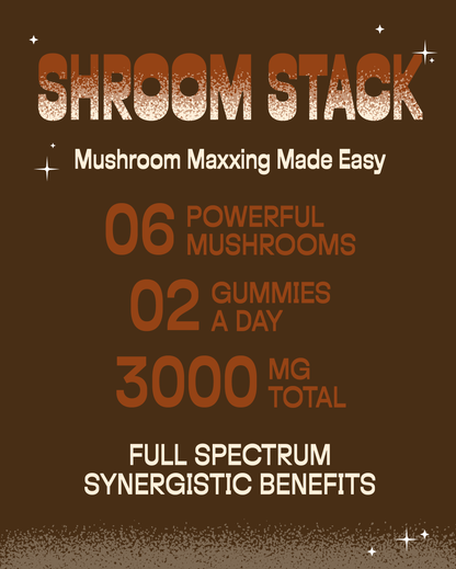 Shroom Stack | Medicinal Mushroom Gummies
