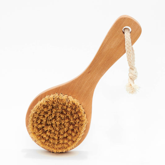 Bamboo & Sisal Dry Body Brush With Handle