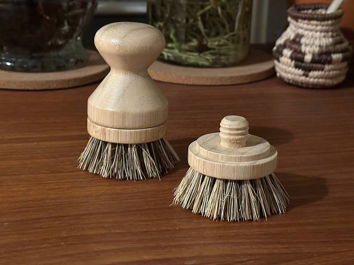 Bamboo Dish Brush With Replaceable Head