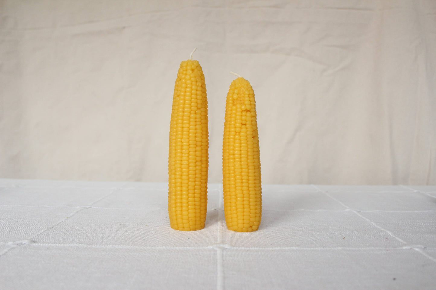 Sweet Maíz Fall Harvest Table Beeswax Candles | Pumpkins, Corn, Squash