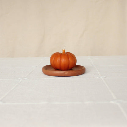 Maple Leaf Fall Harvest Table Beeswax Candles | Pumpkins, Corn, Squash