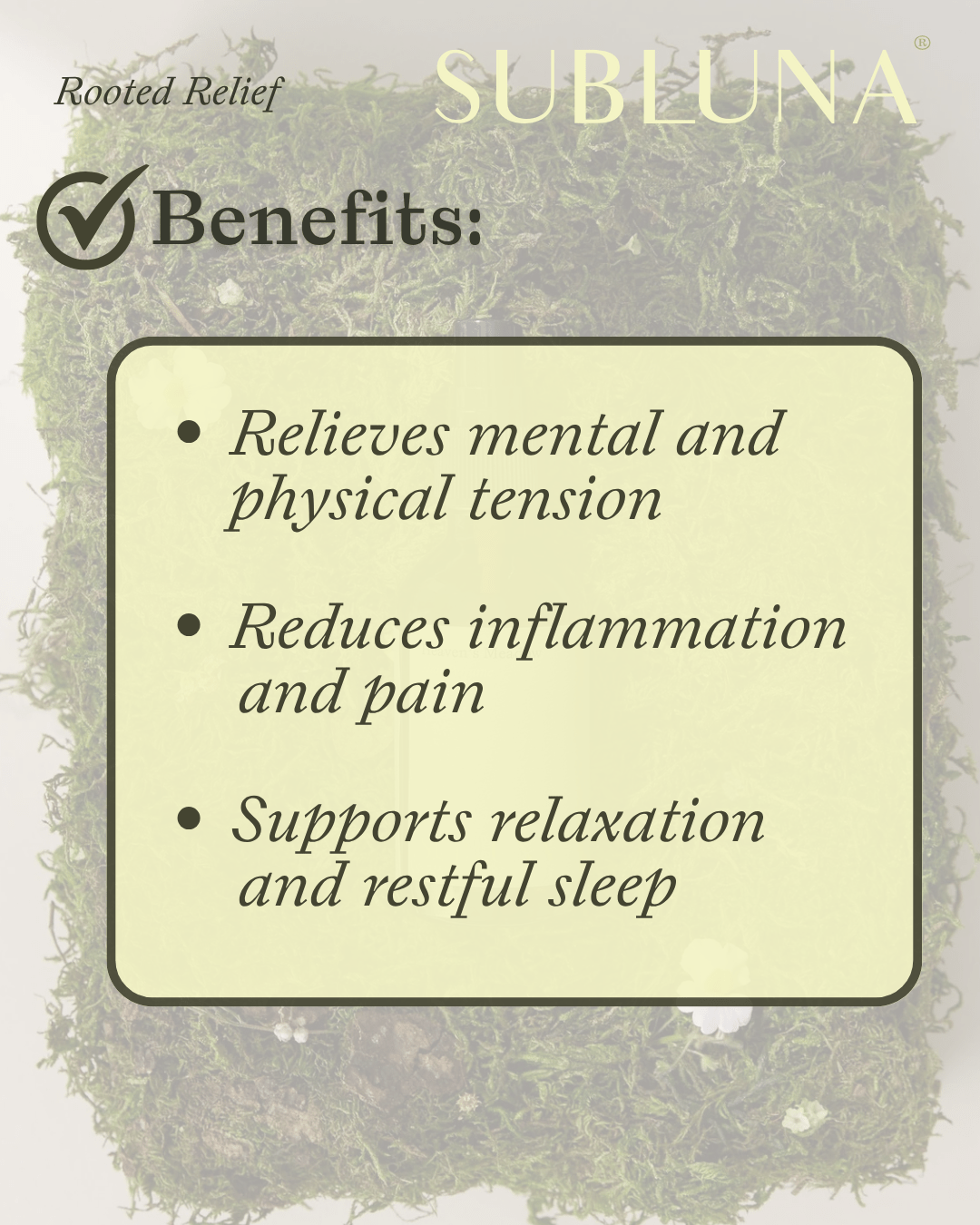 Rooted Relief | Pain + Relaxation Tonic