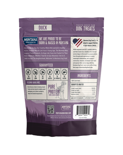 Duck Neck | Freeze-dried Raw Dog Treats