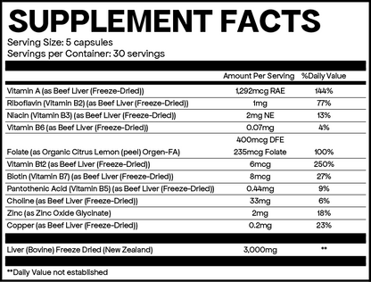 Beef Liver (B9) | Fertility Support