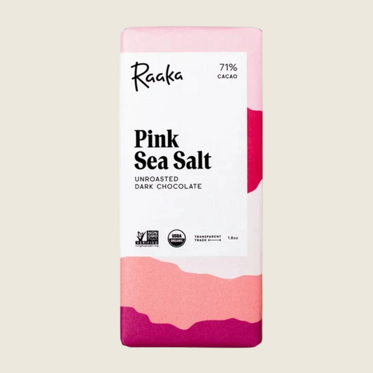 71% Pink Sea Salt Chocolate Bar