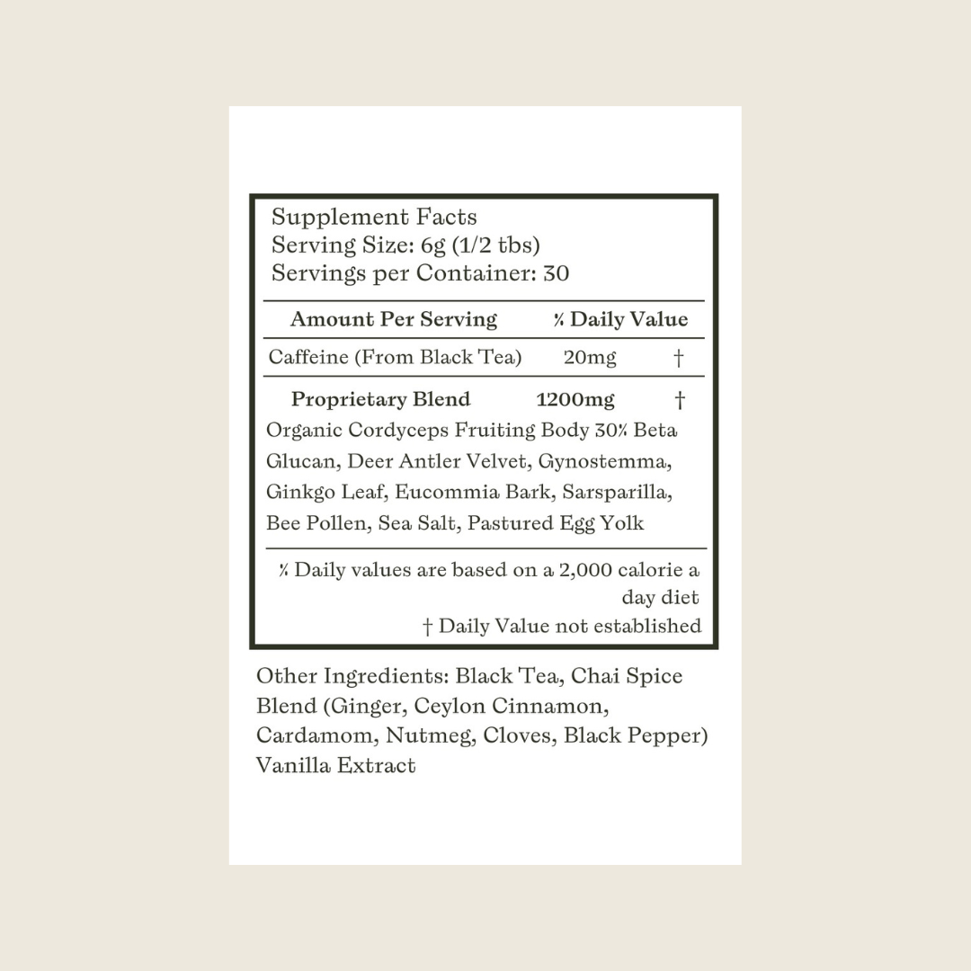 Fortress Chai | Strength, Longevity & Vitality Blend