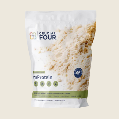 mProtein | Grass Fed A2 Goat Whey Protein with Collagen Peptides