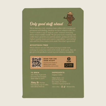 Medium Roast Organic Whole Bean Coffee | Mold & Mycotoxin Free