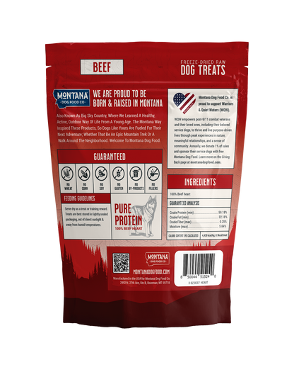 Beef Heart | Freeze-dried Raw Dog Treats
