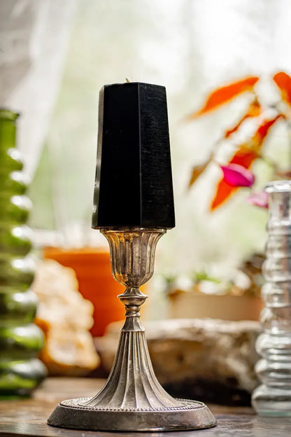 Hexagon Beeswax Pillar Candle