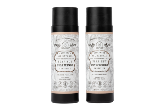 All Natural Soapnut Shampoo + Conditioner