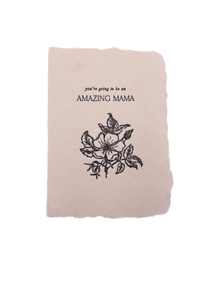 Amazing Mama Folded Card