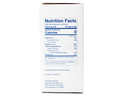 Fine Spring Salt | Microplastic Free