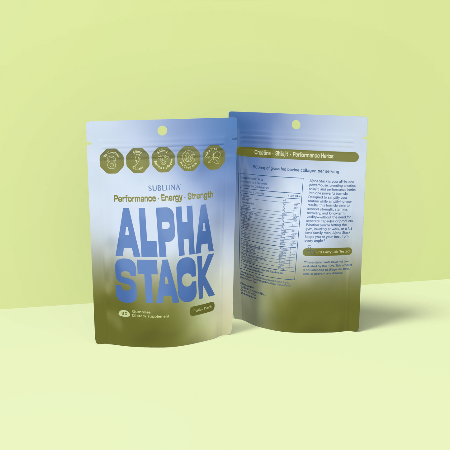 Alpha Stack | Male Performance Gummy