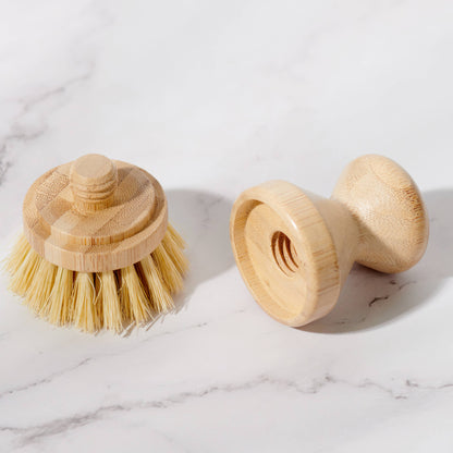 Bamboo Dish Brush With Replaceable Head