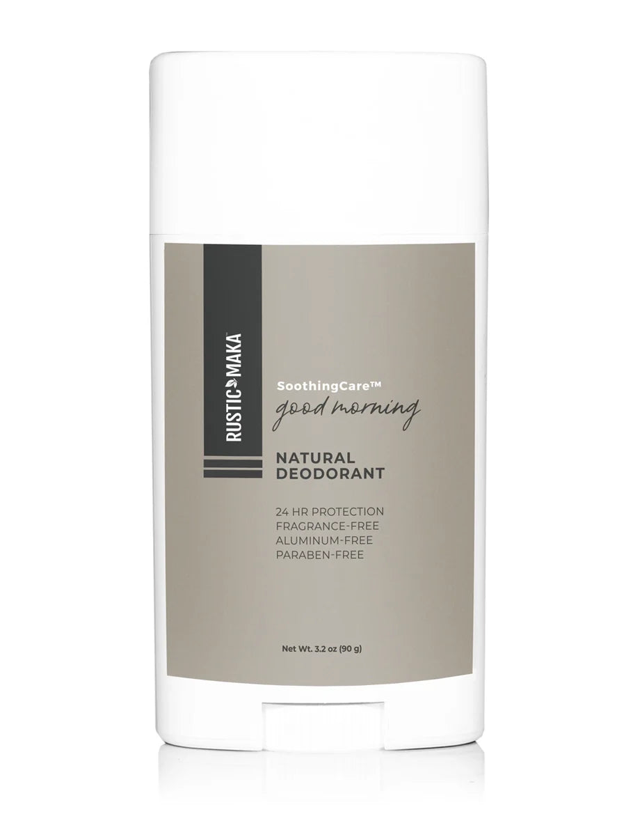 Good Morning Fragrance Free Prebiotic Natural Deodorant | NEW Formulation
